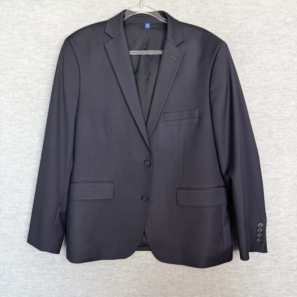 Apt 9 Premier Flex Performance Slim Fit 44S Sport Coat Blazer Navy Jacket Career